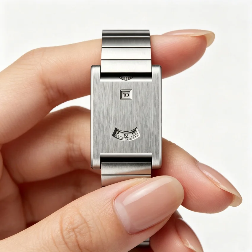 Square Brand Genuine Watch Men's Retro 2026 New Style Light Luxury Gift High Quality Trend Fashion Gold Simple Quartz Watch