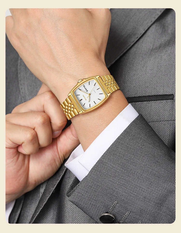 SKMEI 2628 Men's Quartz Wristwatch 30M Waterproof Luxury Women Watch Fashion Casual Clock Business Unisex Chrono Date Display