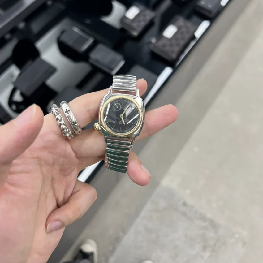 Y2K Waterproof Japanese Retro Luminous Wristwatch for Men And Women Premium Stainless Steel Quartz Watch שעון יד קוו for Couple