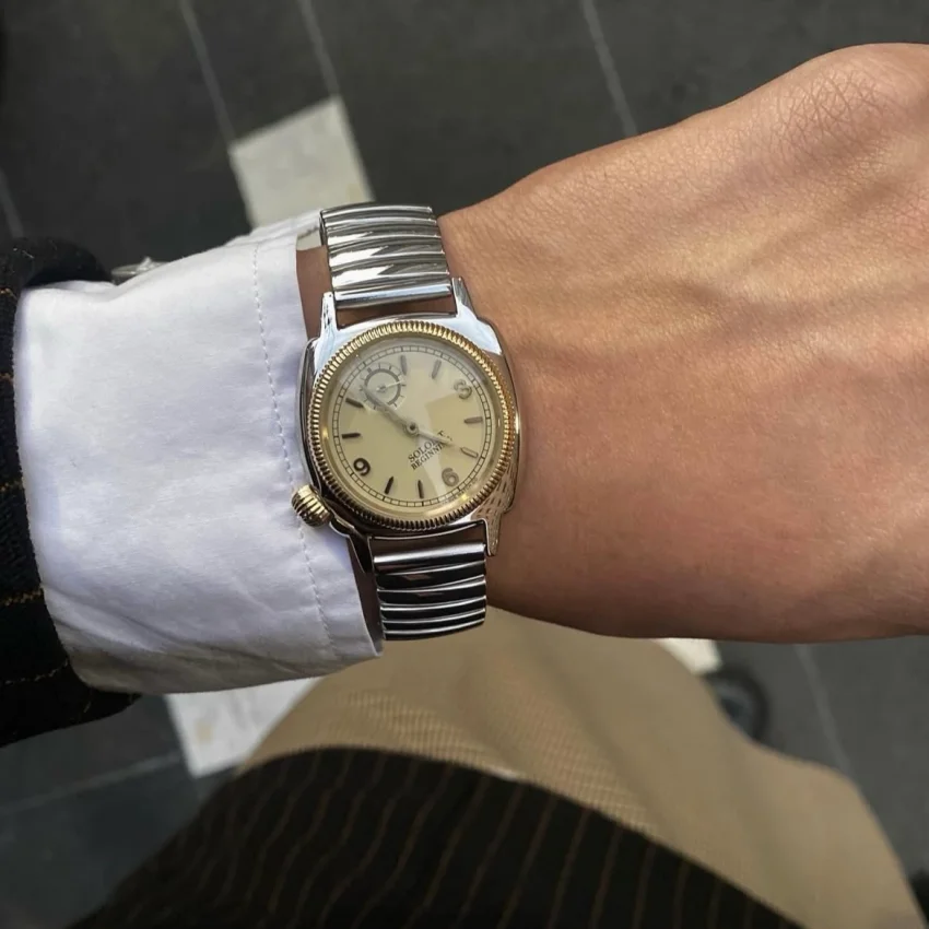 Y2K Waterproof Japanese Retro Luminous Wristwatch for Men And Women Premium Stainless Steel Quartz Watch שעון יד קוו for Couple