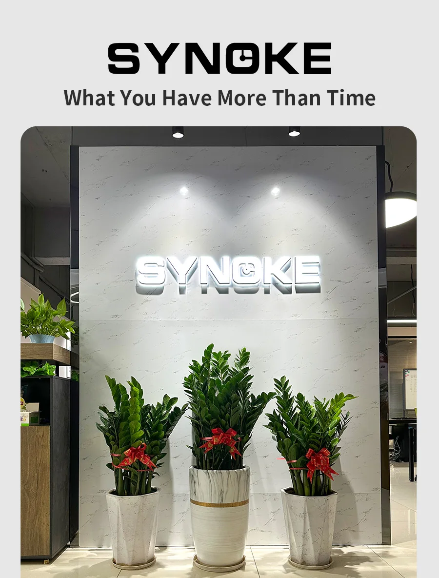 Synoke Student Watch Minimalist Fashion Quartz Watch Men and Girls Waterproof Sports Watch Large Digital Display