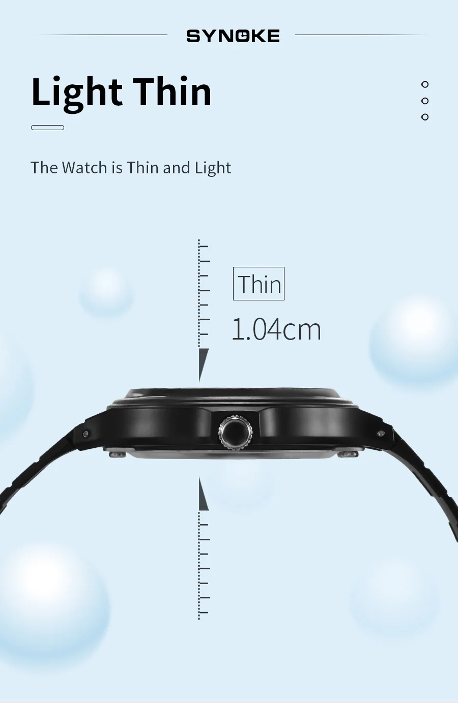 Synoke Student Watch Minimalist Fashion Quartz Watch Men and Girls Waterproof Sports Watch Large Digital Display