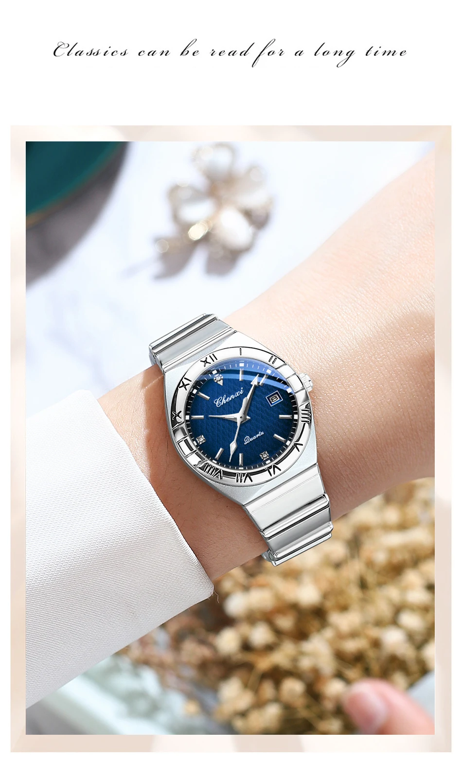Simple Fashion Couple Wristwatch Waterproof Luminous Calendar Watch for Lovers Men's and Women's Daily Wrist Watches