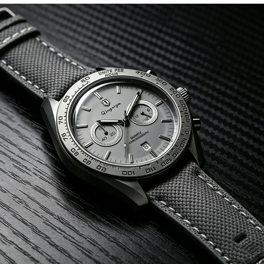 Fashion Casual Men Quartz Watch with Auto Date Chronograph Waterproof Sport Relogio Masculino