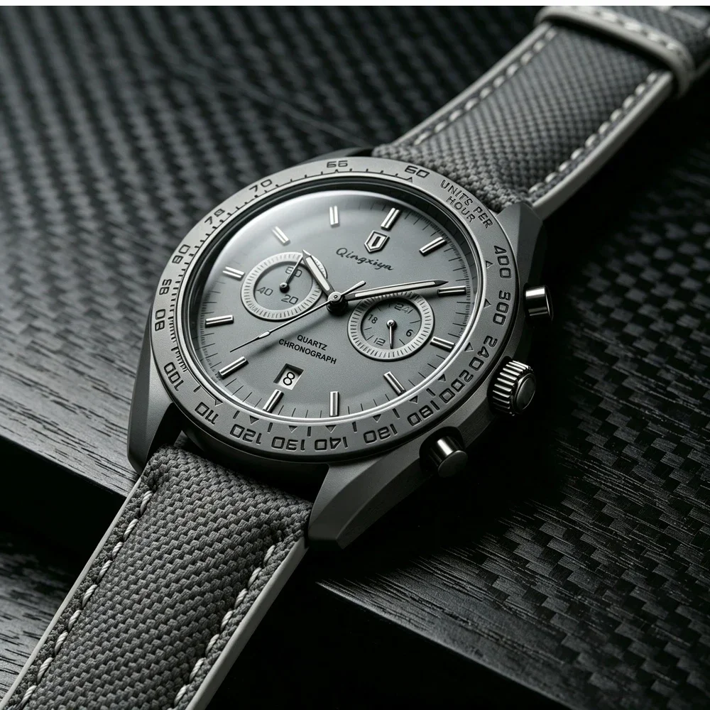 Fashion Casual Men Quartz Watch with Auto Date Chronograph Waterproof Sport Relogio Masculino