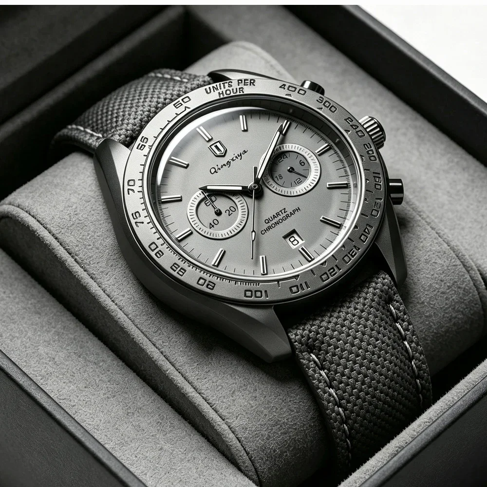 Fashion Casual Men Quartz Watch with Auto Date Chronograph Waterproof Sport Relogio Masculino