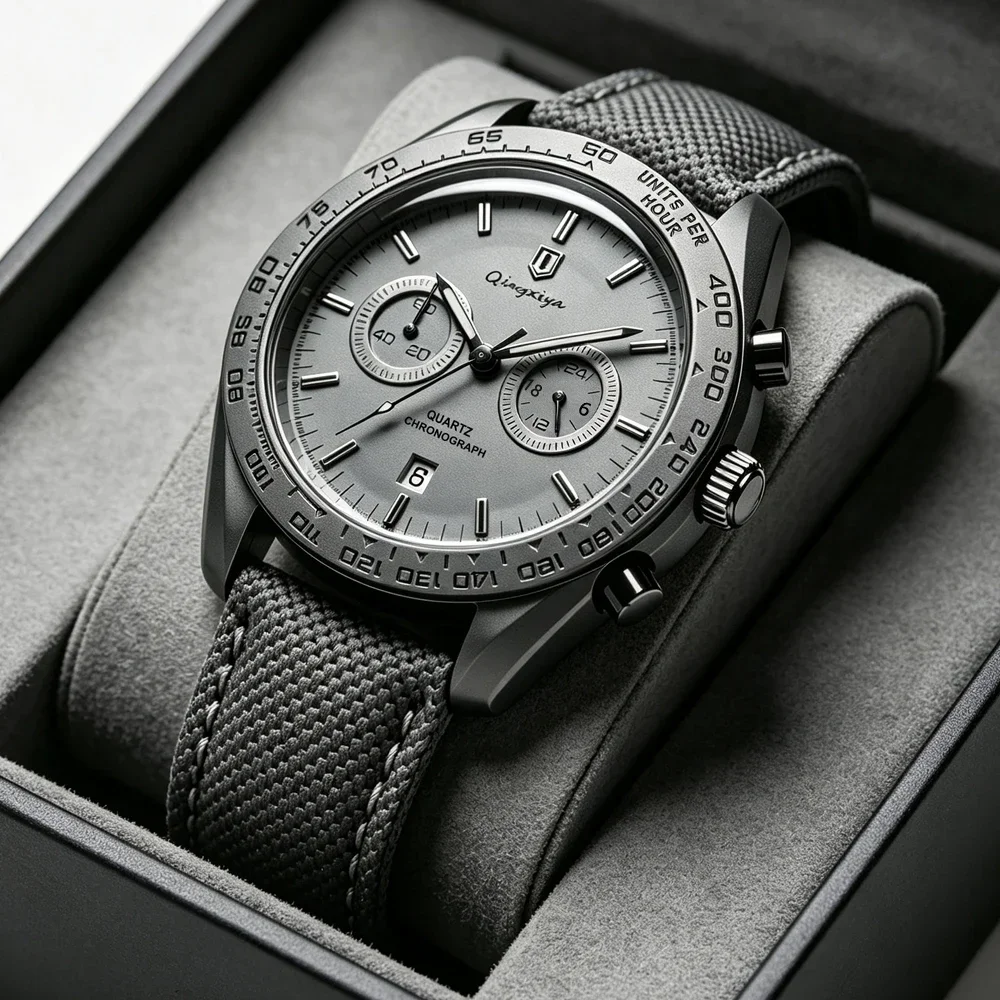 Fashion Casual Men Quartz Watch with Auto Date Chronograph Waterproof Sport Relogio Masculino