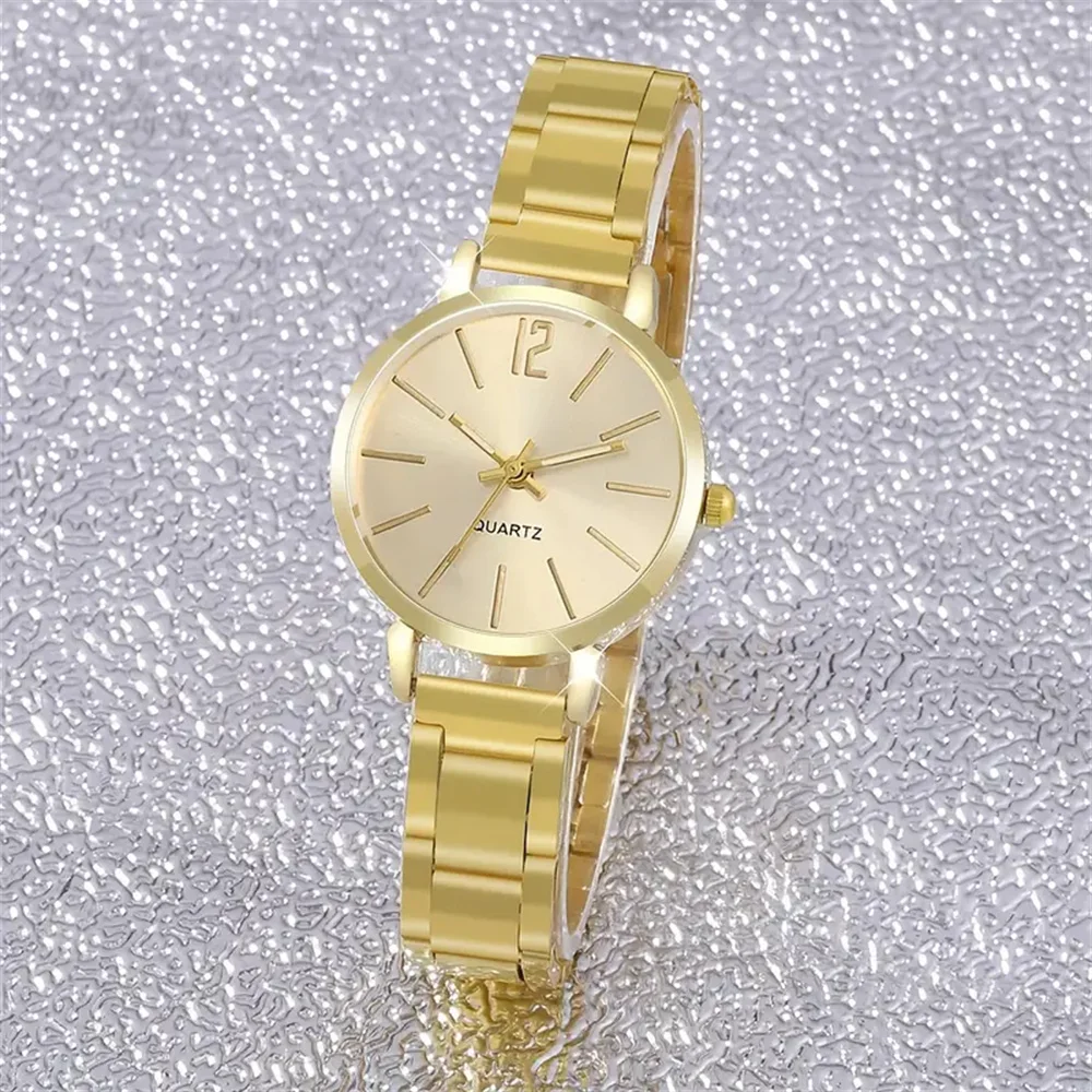 4pcs of fashionable business casual perfect classic luxury couple teenagers style quartz watch minimalist bracelet suit best