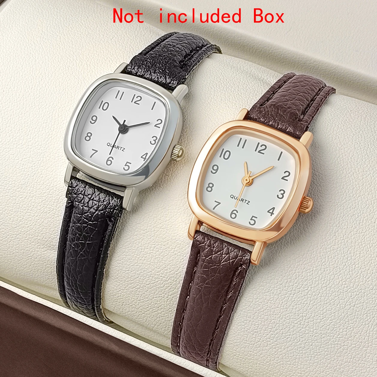 2Pcs Watches Women Couple Watch Quartz Wristwatch Women Pu Lether Watches Ladies Clock Festival Gift relogio feminino