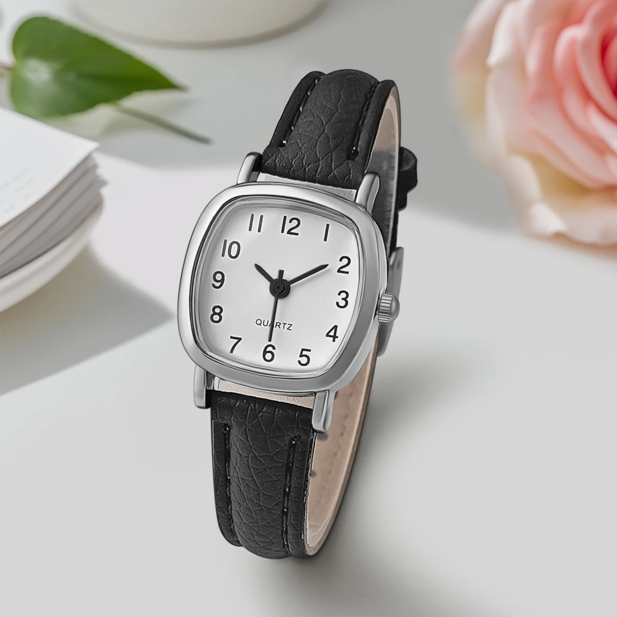 2Pcs Watches Women Couple Watch Quartz Wristwatch Women Pu Lether Watches Ladies Clock Festival Gift relogio feminino