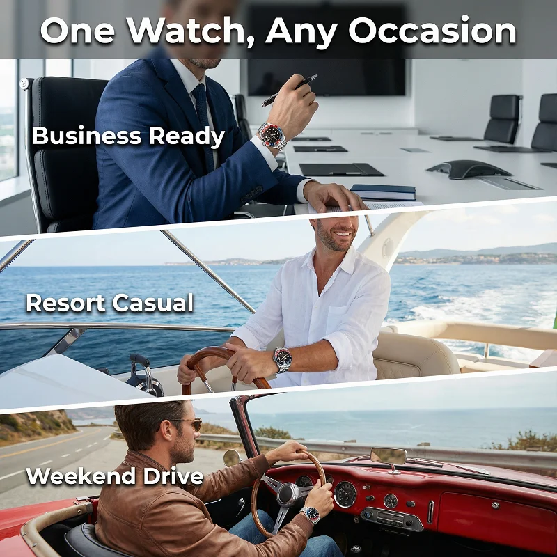 NDNZ New Business Casual Stainless Steel Waterproof Quartz Couple Watch with Date Function Wear-resistant for Men and Lovers