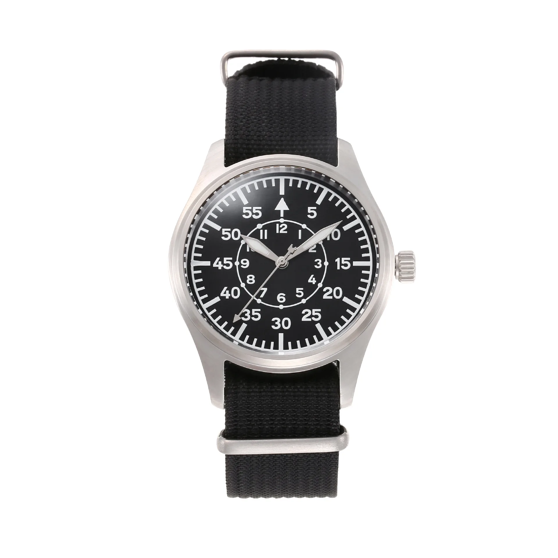 Nylon Strap Men's Watch Deep Waterproof Business Dress Outdoor Casual Men's and Women's Wrist Sapphire Lenses VH31Movement Watch