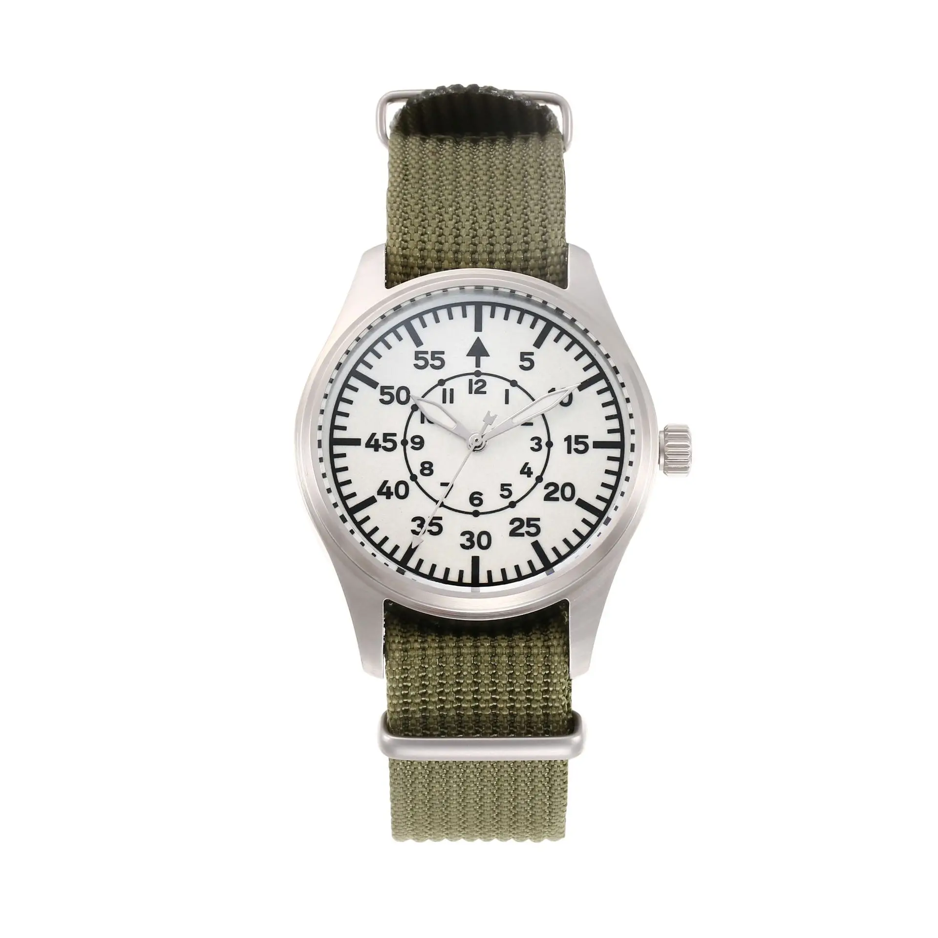 Nylon Strap Men's Watch Deep Waterproof Business Dress Outdoor Casual Men's and Women's Wrist Sapphire Lenses VH31Movement Watch