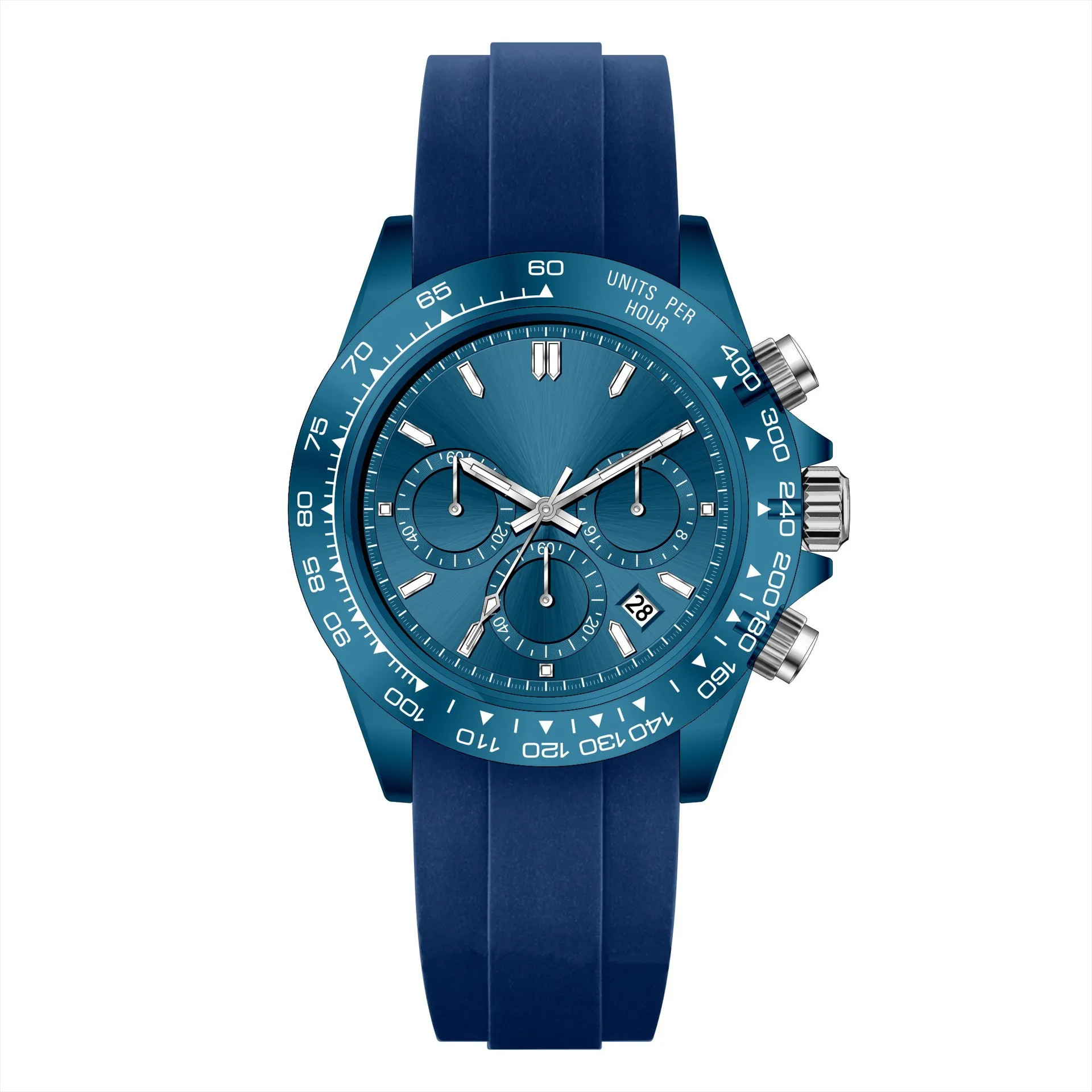 Men's Quartz Watch, Plastic Transparent Men's Watch, Multi-Function Timing, Waterproof, Luminescent Wristwatch