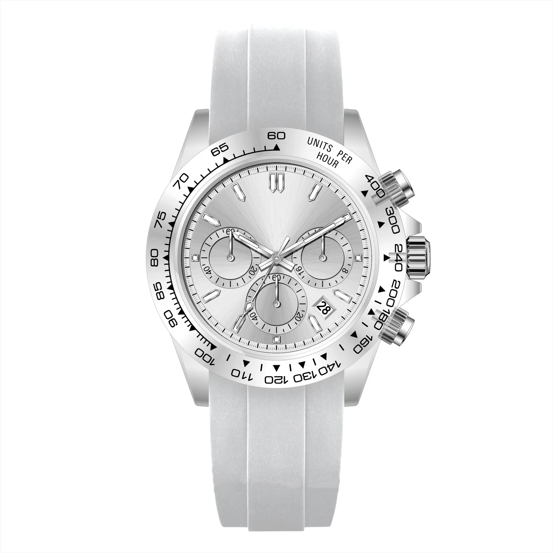 Men's Quartz Watch, Plastic Transparent Men's Watch, Multi-Function Timing, Waterproof, Luminescent Wristwatch