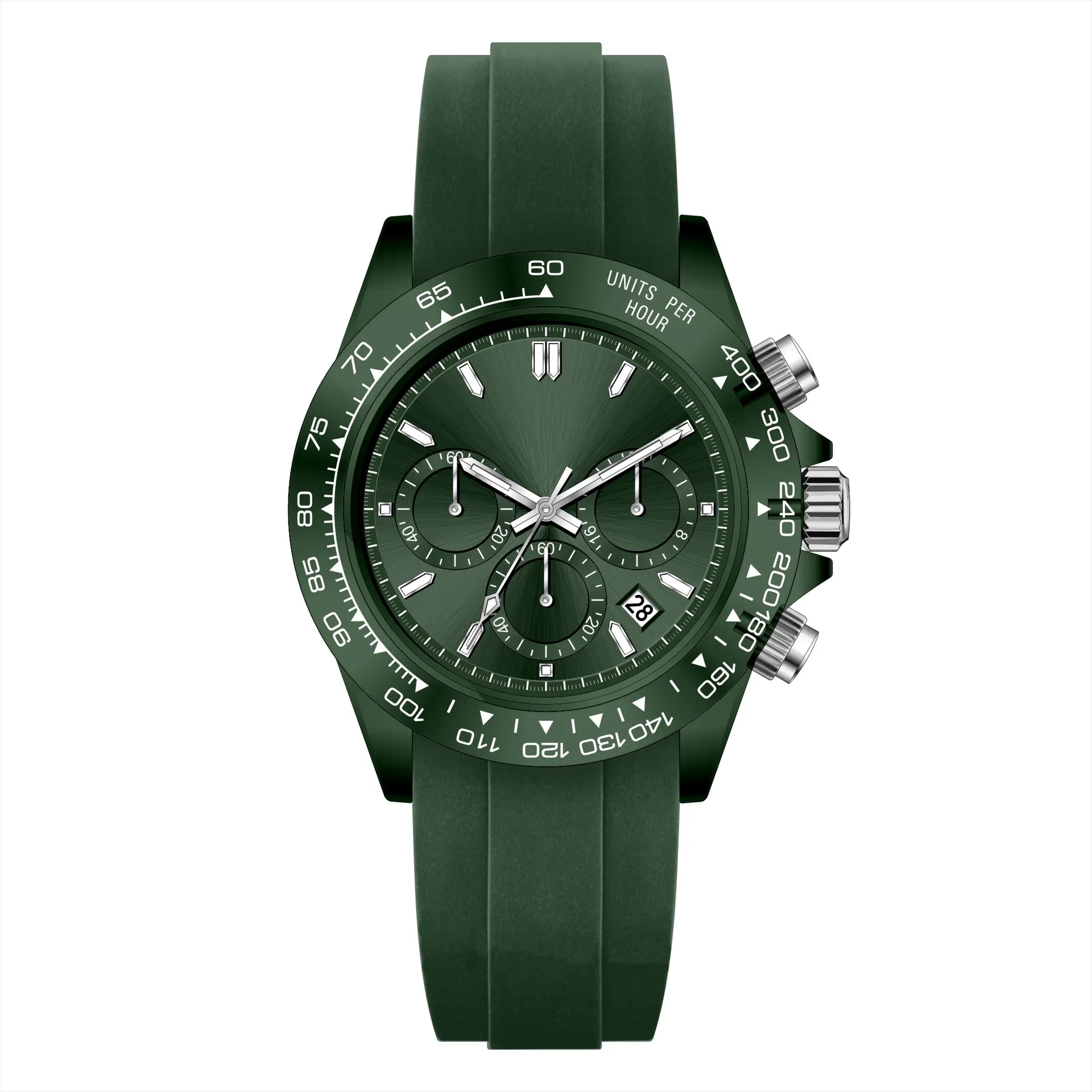 Men's Quartz Watch, Plastic Transparent Men's Watch, Multi-Function Timing, Waterproof, Luminescent Wristwatch