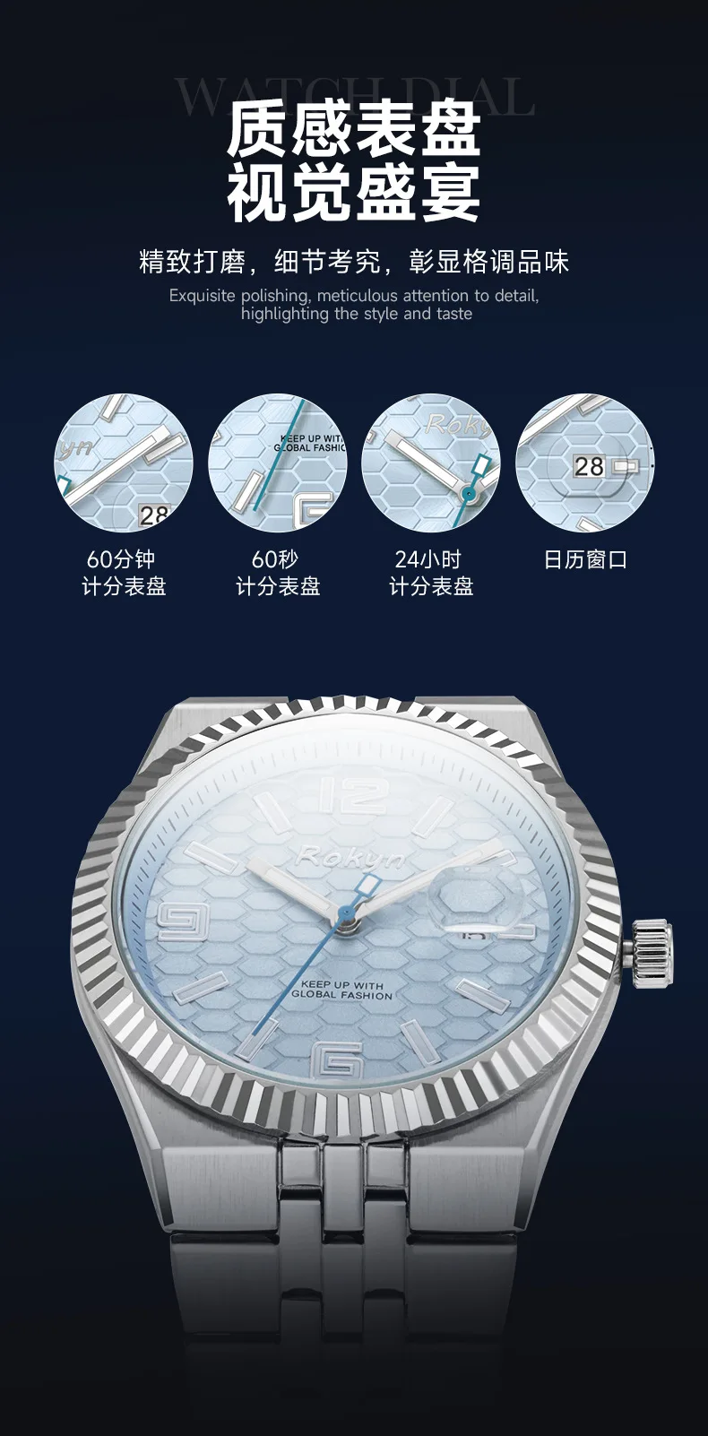 Fashion Couple Wristwatches Waterproof Luminescent Calendar Men's Watch Luxury Couple Style Wristwatch For Daily Dating