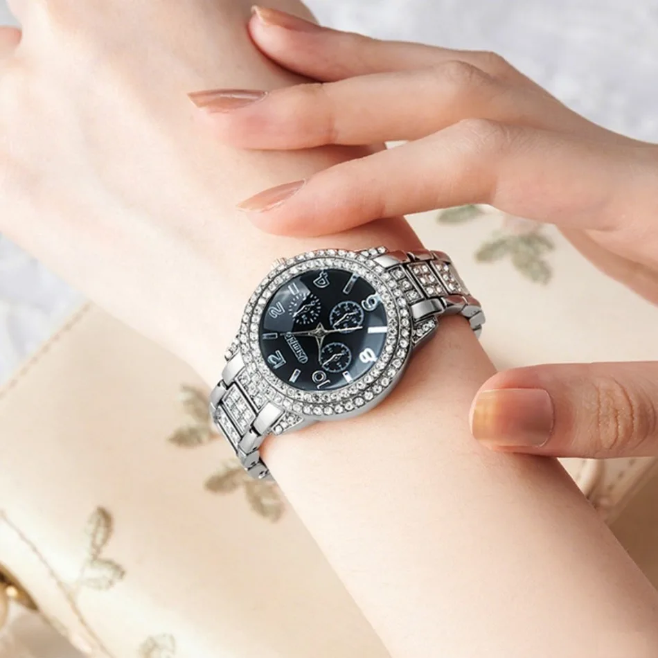 [ Fashion Women Watches Set ] 2pcs Quartz Wristwatches | Luxury Watch Set | Elegant Watch | Fashion Accessory | Women Gift