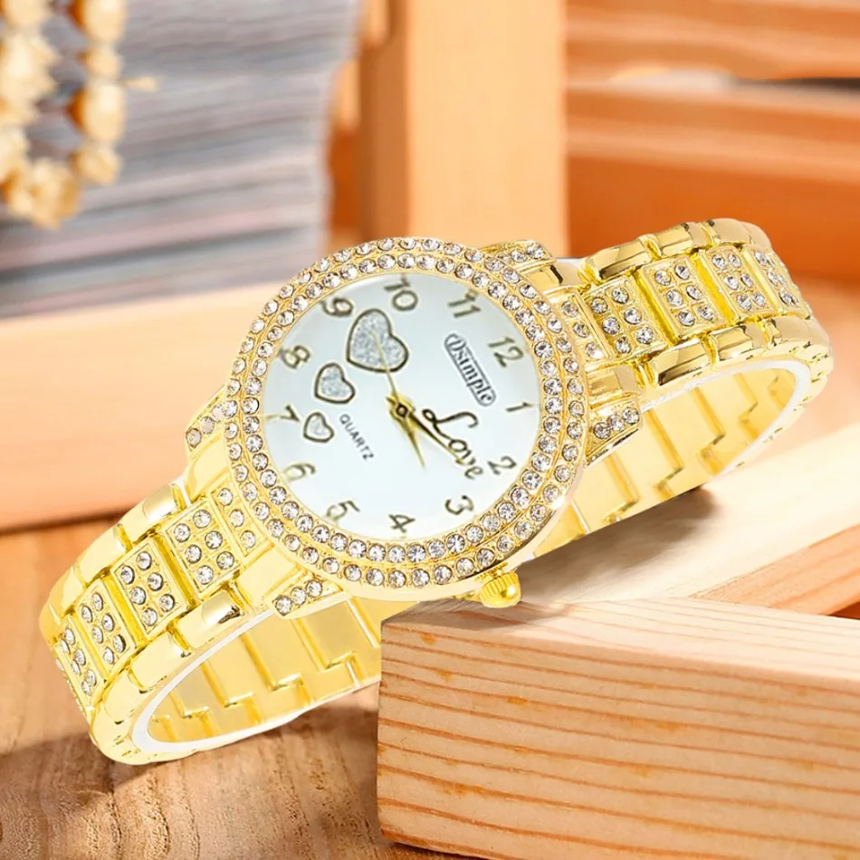 [ Fashion Women Watches Set ] 2pcs Quartz Wristwatches | Luxury Watch Set | Elegant Watch | Fashion Accessory | Women Gift