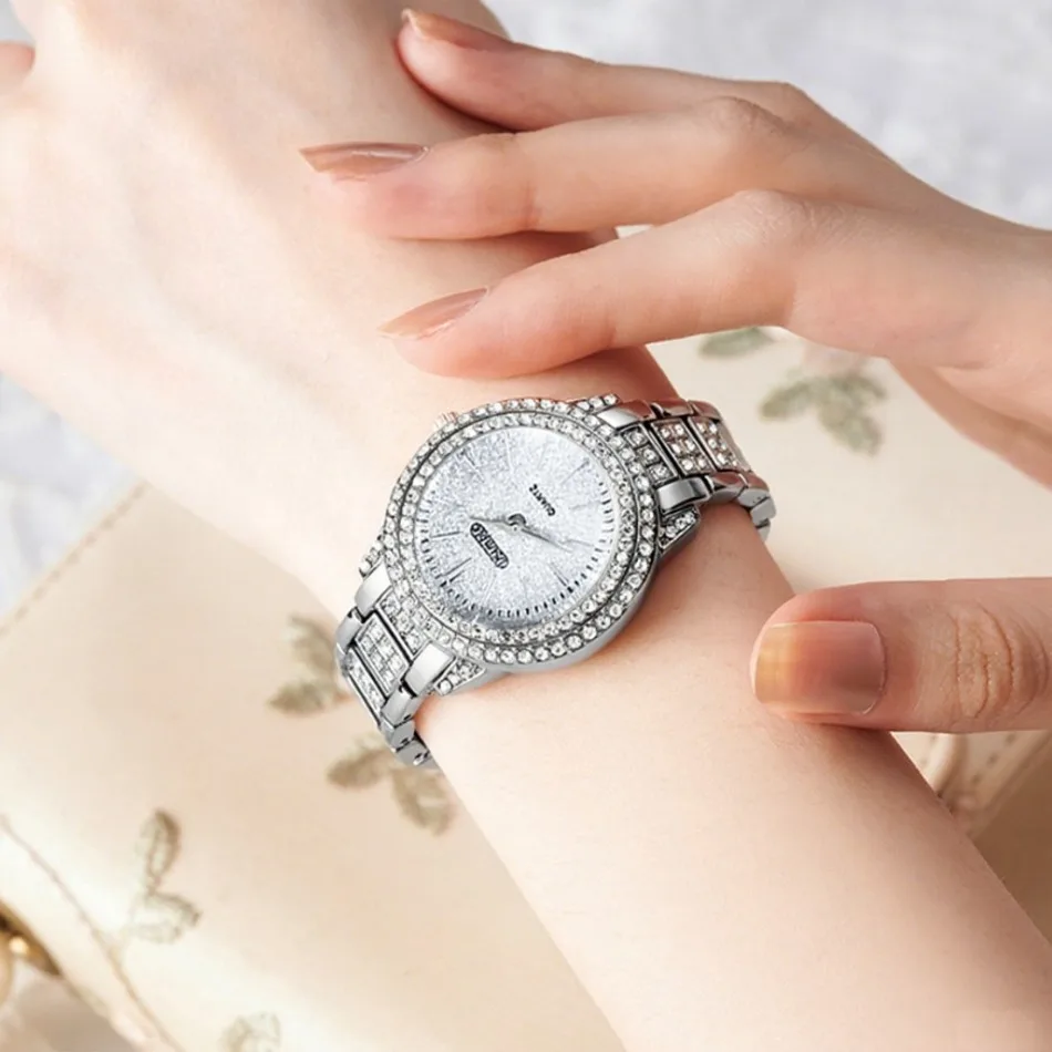 [ Fashion Women Watches Set ] 2pcs Quartz Wristwatches | Luxury Watch Set | Elegant Watch | Fashion Accessory | Women Gift