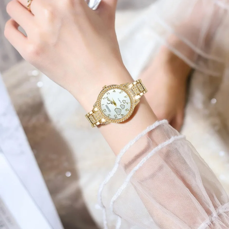 [ Fashion Women Watches Set ] 2pcs Quartz Wristwatches | Luxury Watch Set | Elegant Watch | Fashion Accessory | Women Gift
