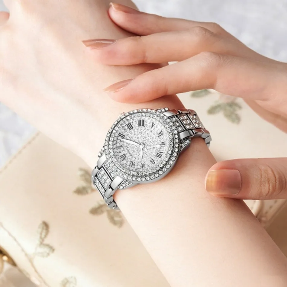 [ Fashion Women Watches Set ] 2pcs Quartz Wristwatches | Luxury Watch Set | Elegant Watch | Fashion Accessory | Women Gift
