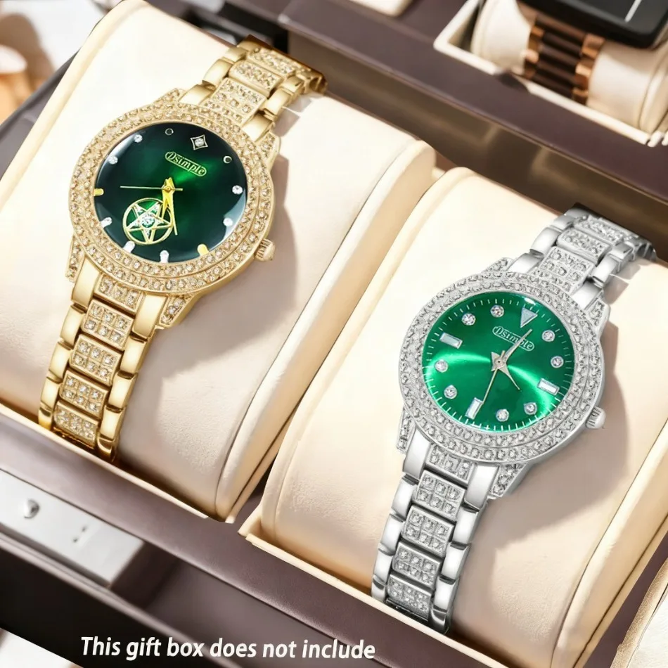 [ Fashion Women Watches Set ] 2pcs Quartz Wristwatches | Luxury Watch Set | Elegant Watch | Fashion Accessory | Women Gift