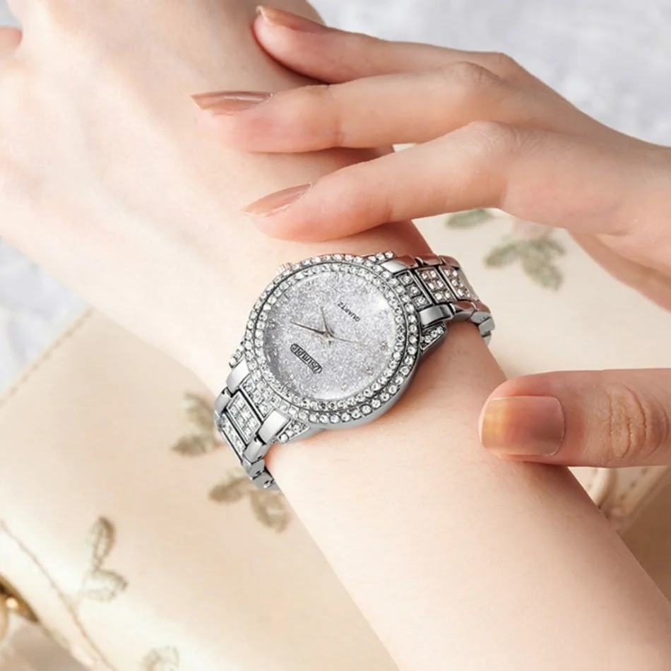 [ Fashion Women Watches Set ] 2pcs Quartz Wristwatches | Luxury Watch Set | Elegant Watch | Fashion Accessory | Women Gift