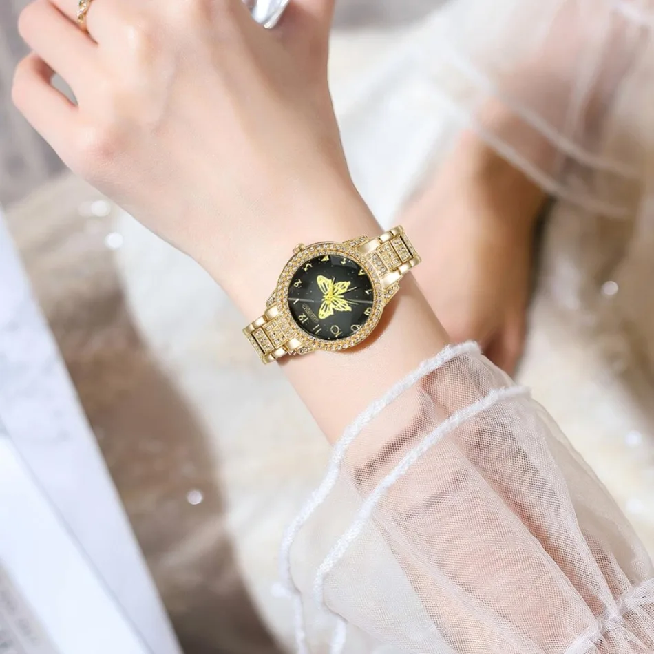 [ Fashion Women Watches Set ] 2pcs Quartz Wristwatches | Luxury Watch Set | Elegant Watch | Fashion Accessory | Women Gift