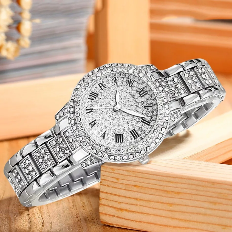 [ Fashion Women Watches Set ] 2pcs Quartz Wristwatches | Luxury Watch Set | Elegant Watch | Fashion Accessory | Women Gift