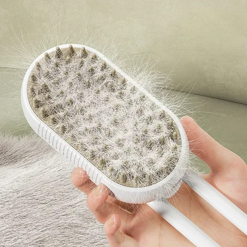 Hot Sale 3 in 1 Pet Steam Brush Cat Dog Steamy Spray Massage Comb Hair Removal Grooming Beauty Tool Shedding Matted Fur Painless