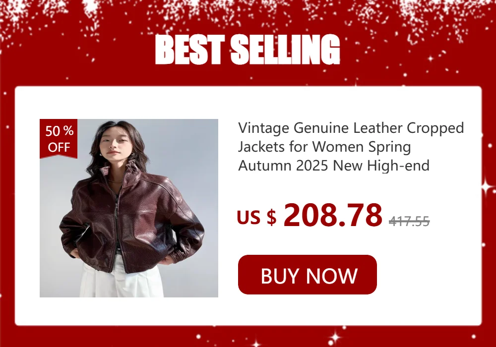 Vintage Genuine Leather Cropped Jackets for Women Spring Autumn 2026 New High-end Simple Stand Collar Bubble Real Sheepskin Coat