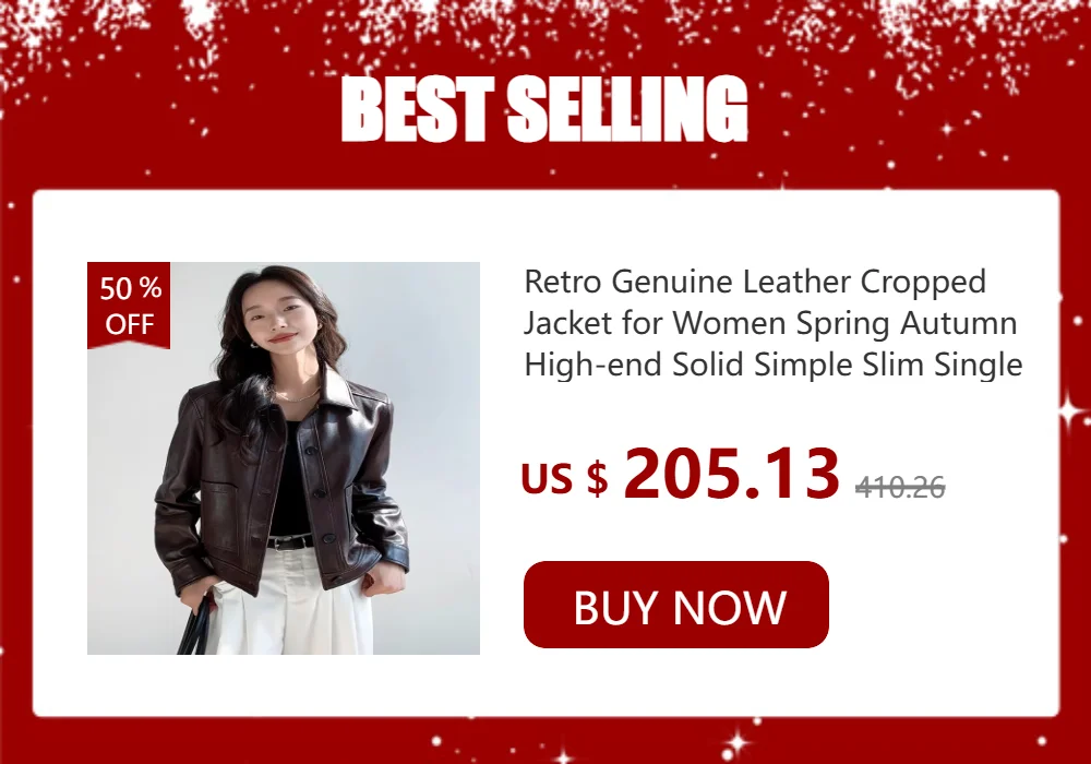 Vintage Genuine Leather Cropped Jackets for Women Spring Autumn 2026 New High-end Simple Stand Collar Bubble Real Sheepskin Coat