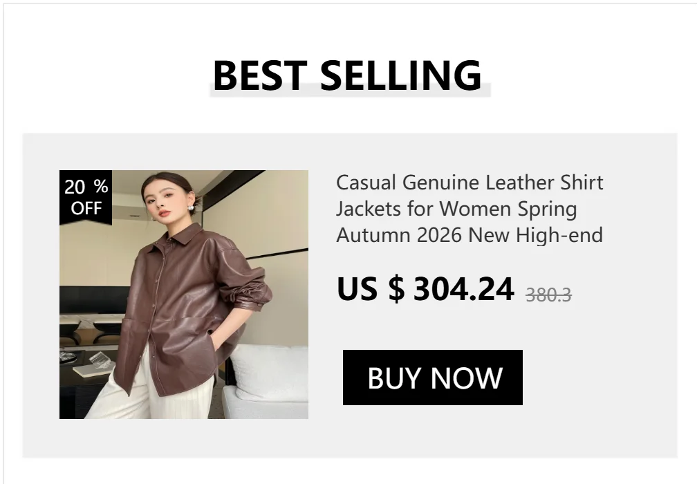 High-end Simple Natural Sheepskin Coats for Women 2026 New Trend Casual Single-breasted Lychee Texture Genuine Leather Jacket