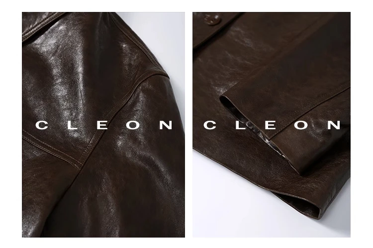 Waxed Lambskin Genuine Leather Jacket Women Retro Lapel Collar Single Breasted Real Leather Casual Spring Autumn Outerwear 2026