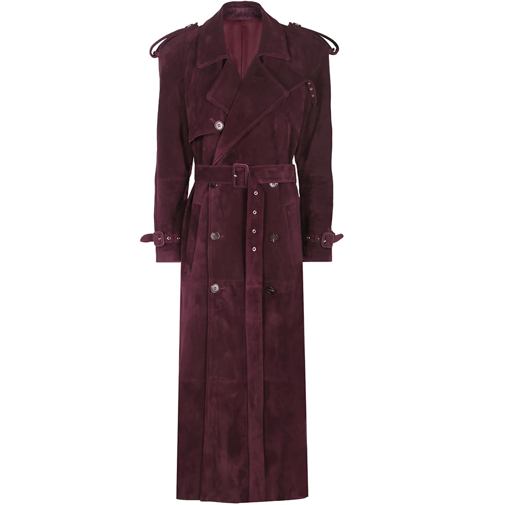 YOLOAgain 2025 Autumn 150cm Length Long Real Leather Trench Coat Women High Quality Genuine Leather Jacket Female Streetwear