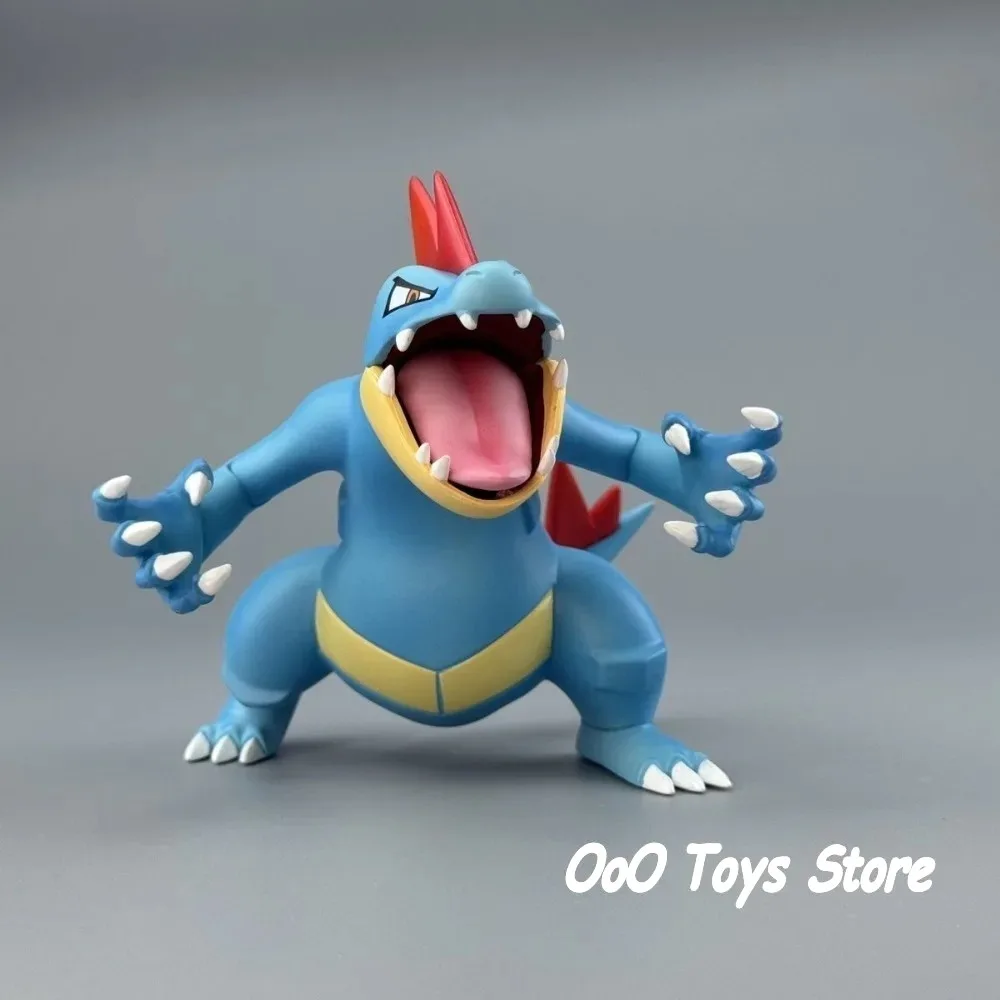 Anime Pokemon Figure Feraligatr Evolutionary Group Action Figures Pvc Statue Desktop Ornamen Collection Model Toys Gifts 3-11cm