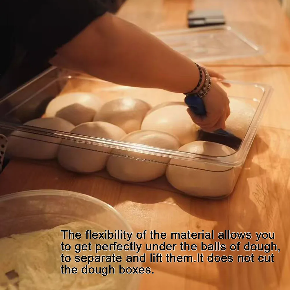 Pizzathome Flexible Scraper Anti-heat Shockproof Spatula Food Grade Non-Stick Scratch Resistant Dough Cutter Flexibility Scraper