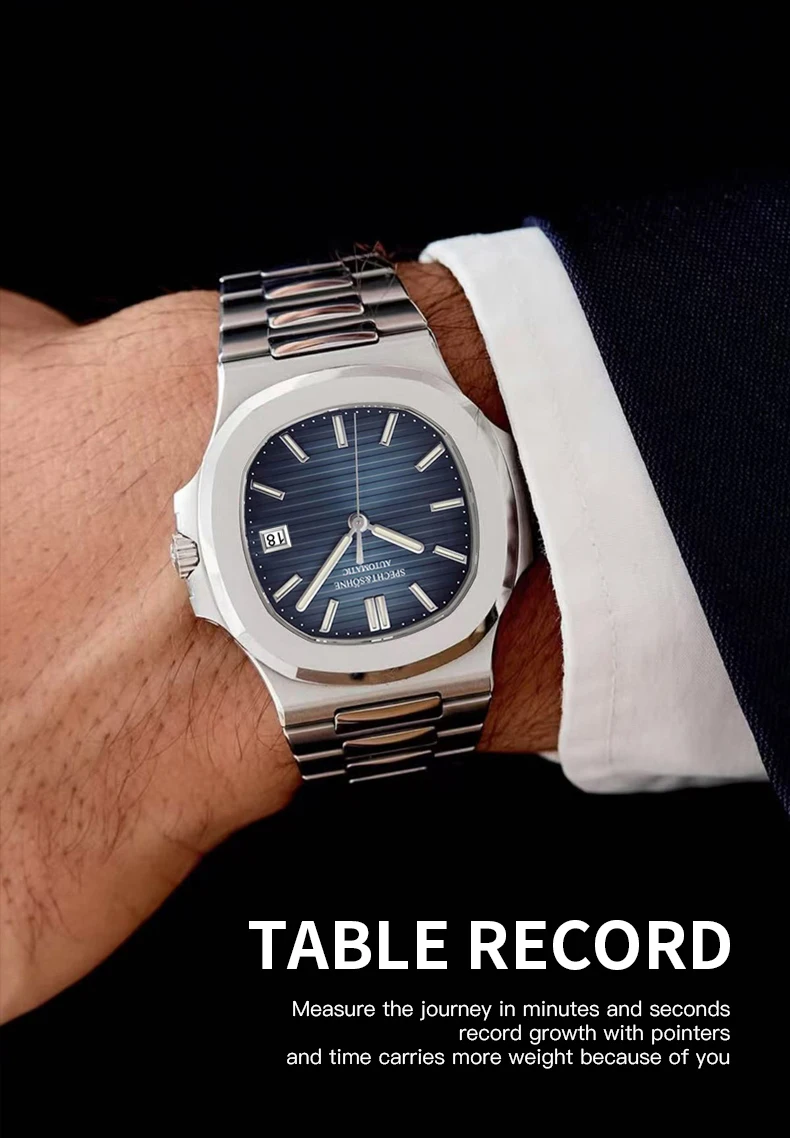 Specht&Sohne 2026 New Classic Men's Watches Luxury Automatic Watch For Men Stainless Steel Sapphire 8215 Mechanical WristWatch