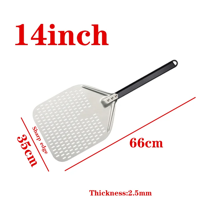 12 14 inch Pizza Shovel Peel Big long Aluminum With Long Handle Pastry Tools Peels Shovel Peel Paddle Pizza Cake Baking Tools