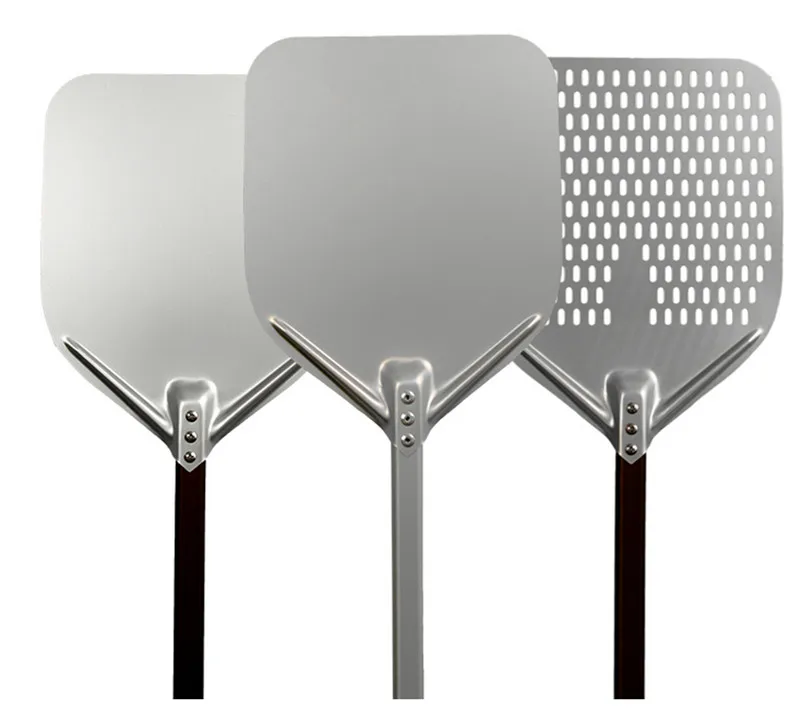 12 14 inch Pizza Shovel Peel Big long Aluminum With Long Handle Pastry Tools Peels Shovel Peel Paddle Pizza Cake Baking Tools