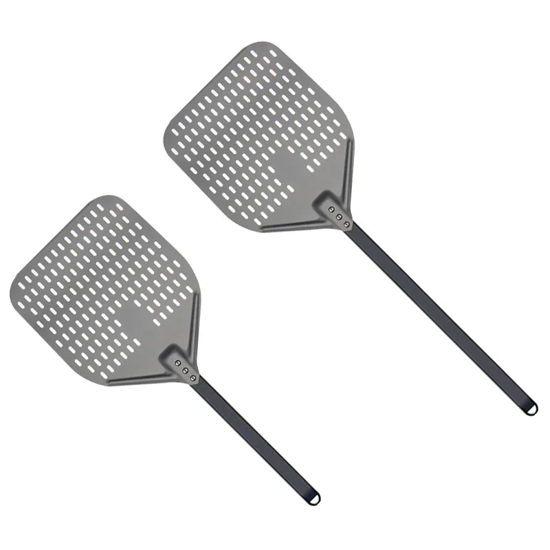 12 14 inch Pizza Shovel Peel Big long Aluminum With Long Handle Pastry Tools Peels Shovel Peel Paddle Pizza Cake Baking Tools