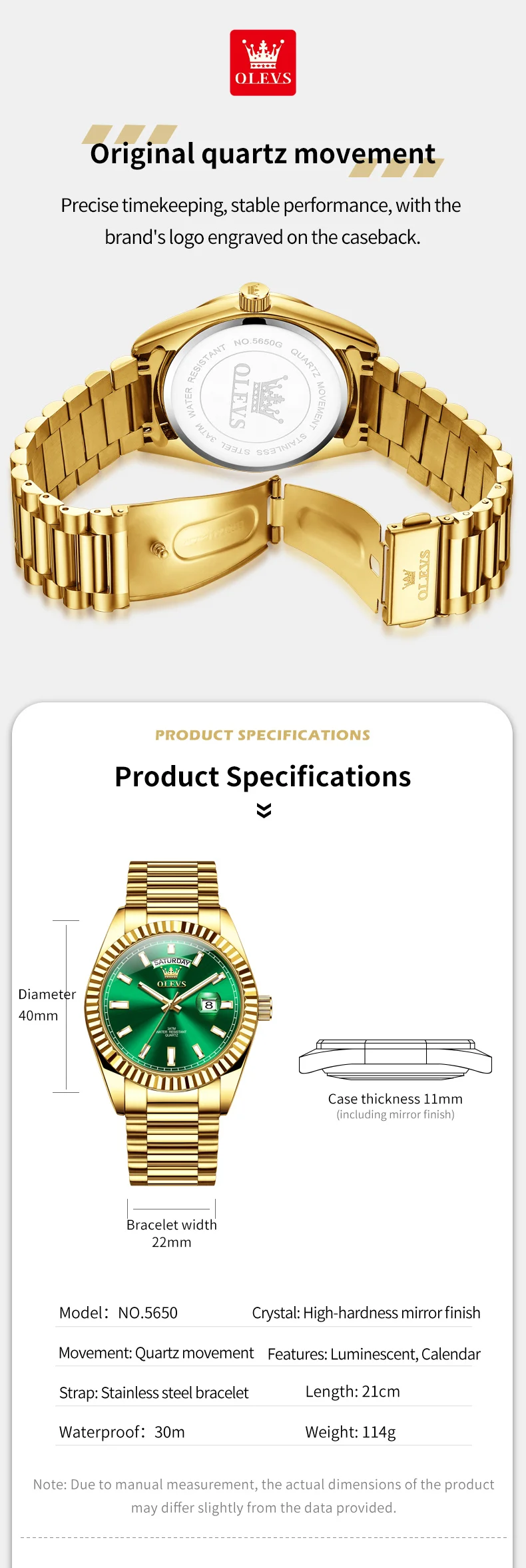 OLEVS New Fashion Quartz Mens Watches Top Brand Luxury Wristwatch Day Date Watch Men Waterproof Steel Male Clock Reloj Hombre