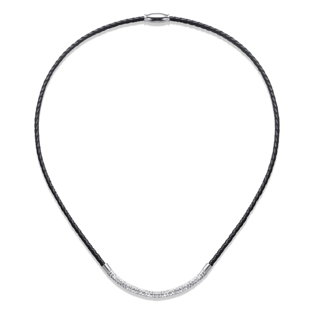 Stainless Steel Magnetic Clasp Bracelet Fashion Jewelry Crystal Rhinestone Charm Leather Wrap Bracelets For Women