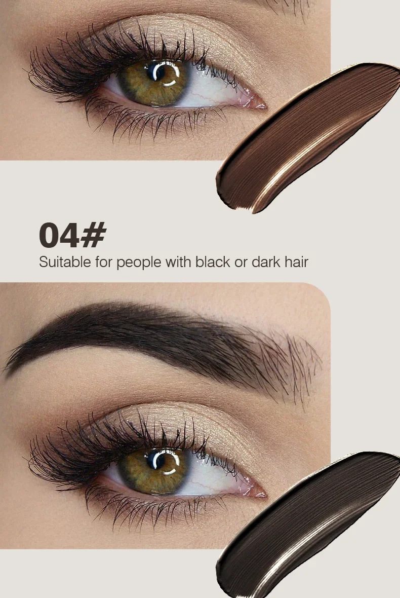 Professional Eyebrow Enhancers Cream Women Natural Liquid Dyeing Eyebrow Set Brow Tattoo Pigments Lasting Waterproof Eyebrow Gel
