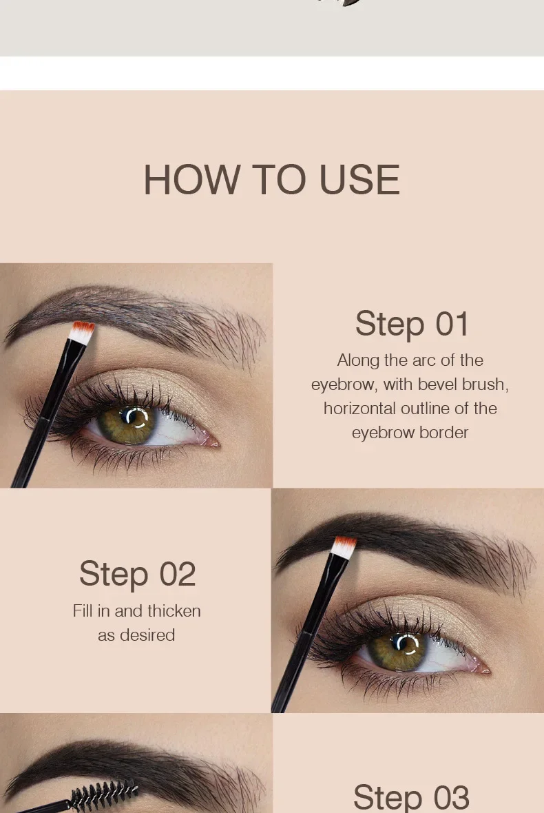 Professional Eyebrow Enhancers Cream Women Natural Liquid Dyeing Eyebrow Set Brow Tattoo Pigments Lasting Waterproof Eyebrow Gel