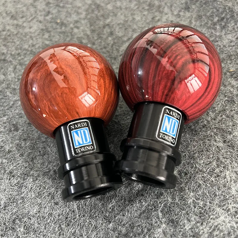 JDM universal Aluminum Alloy Wood Grain Color Gear Shifter Knob Car All Aluminum Gear Lever