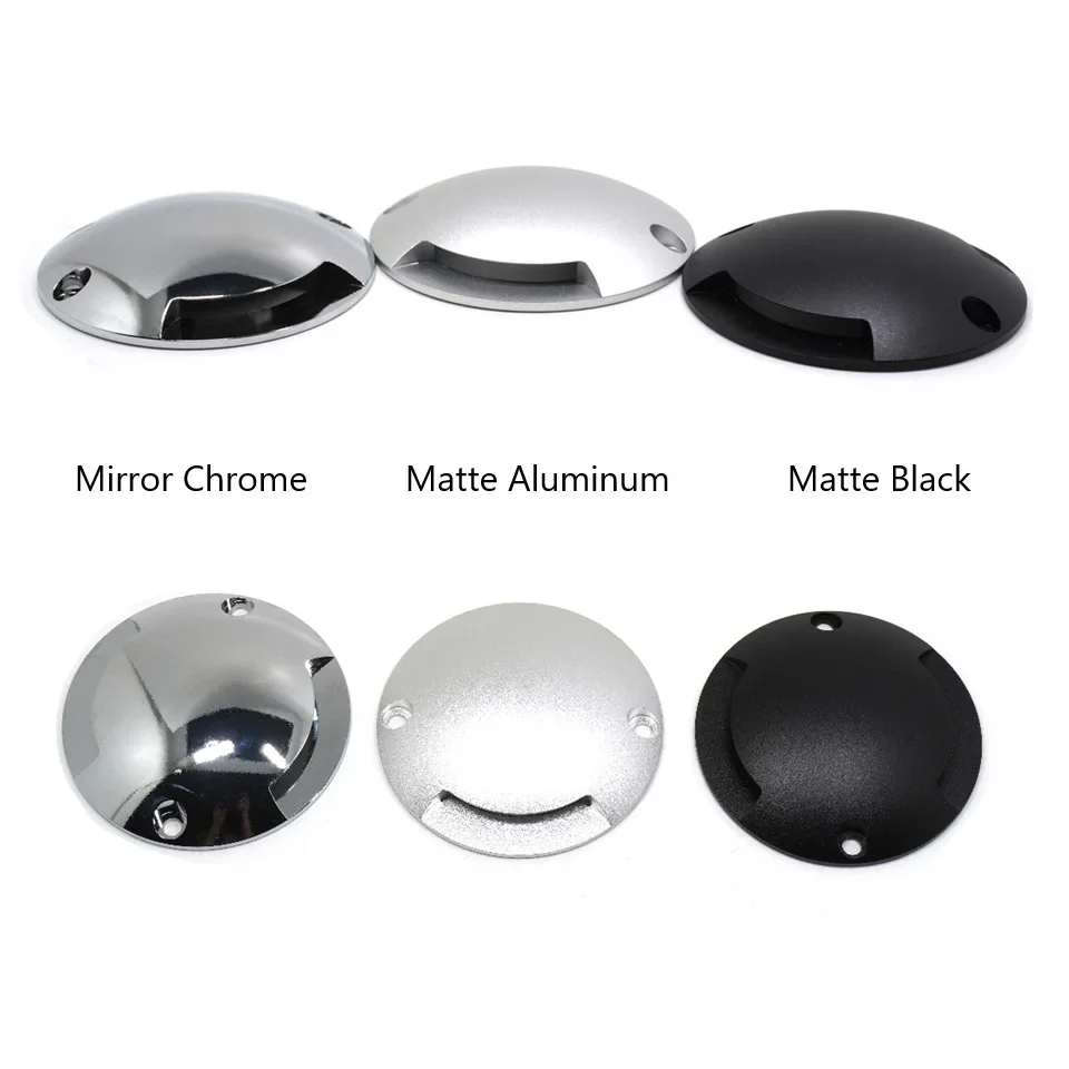 QITU 12V 24V LED Outdoor Ground Spot RGB Garden Side Light Waterproof IP67 Mini Surface Mounted Thin Terrace Courtyard Spotlight