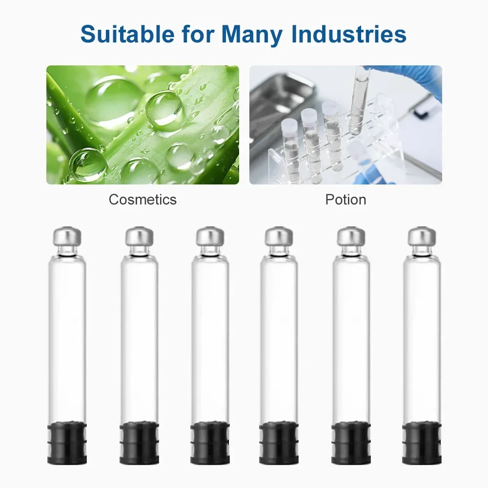 10-50Pcs 3ML Insulin Cartridges 300IU Sterilized Disposable Glass Vial for Diabetes Injection Pen for Peptide Pen Injection