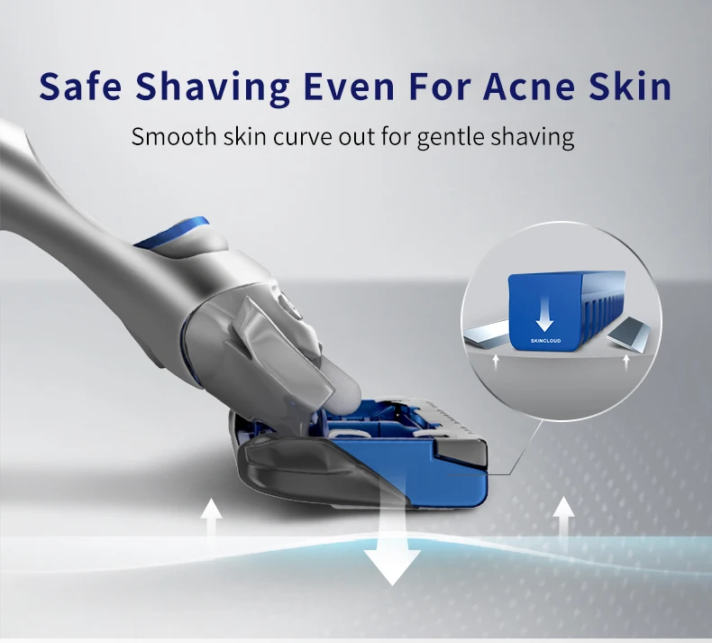 Gillette Skinguard Razors for Men Shaving Razor Safety Shaver for Sensitive Skin1 Razor Handle 1 Razor Blade